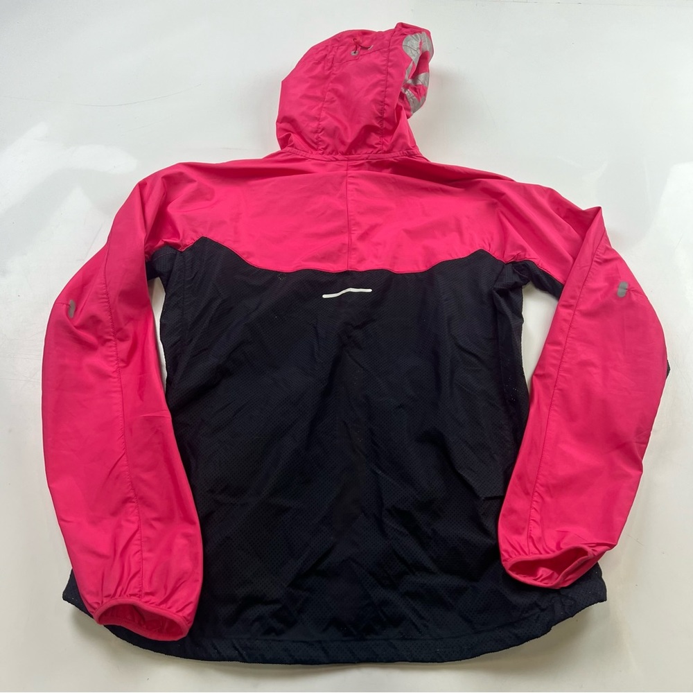Nike women’s pink black running windbreaker M L20-10 - Picture 4 of 5